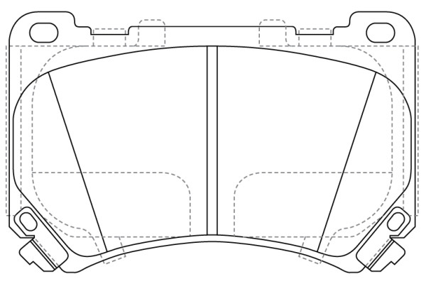BRAKE PADS SB BP11002 58101-3BA20,581013MA10