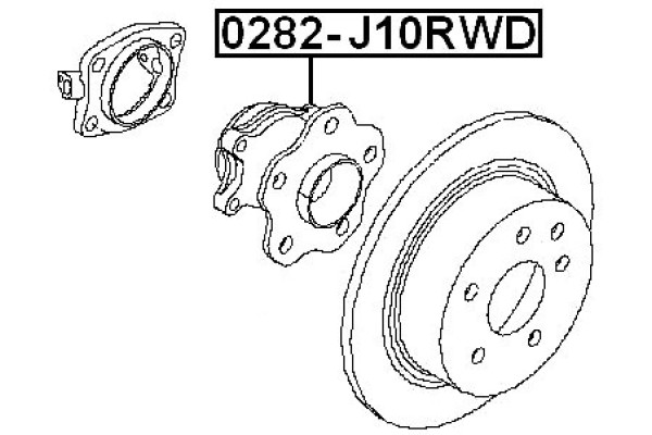Gzouku Front Wheel Hub Bearing Für Nis San Elgrand E51 (2002-2010) 0282-e51mf 40