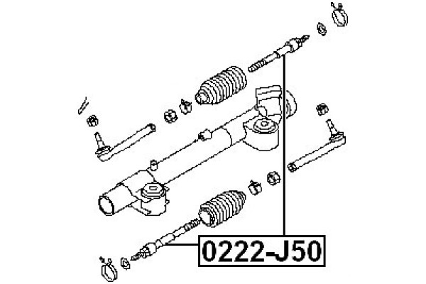 0222-J50 FEBEST Snodo assiale Assale anteriore | AUTODOC prezzo e recensioni