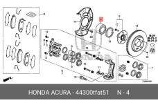 HONDA 44300-TFA-T51