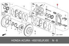 HONDA 45018-SJF-J00