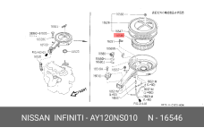 NISSAN AY120-NS010