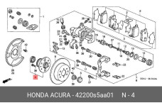 HONDA 42200-S5A-A01