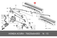 HONDA 76620-S6M-003