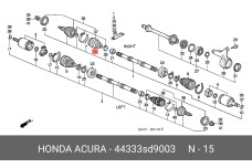 HONDA 44333-SD9-003