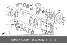 HONDA 45022-SR3-V11
