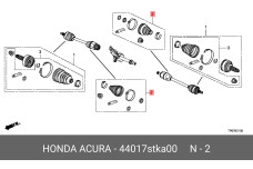 HONDA 44017-STK-A00