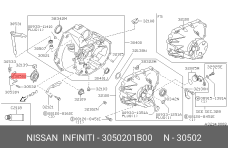 NISSAN 30502-01B00