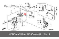 HONDA 51395-SWA-A02
