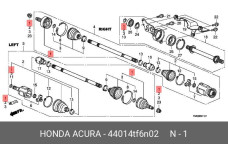 HONDA 44014-TF6-N02