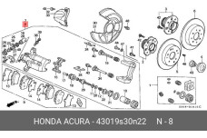 HONDA 43019-S30-N22