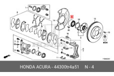 HONDA 44300-TR4-A51