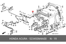 HONDA 52345-SM4-A00
