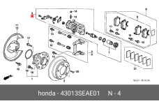 HONDA 43013-SEA-E01