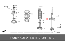 HONDA 52611-TL1-E01