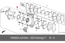 HONDA 45210-SH3-G11