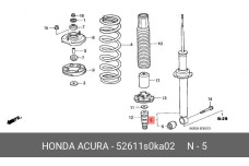 HONDA 52611-S0K-A02