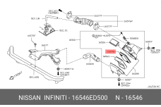 NISSAN 16546-ED500