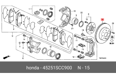 HONDA 45251-SCC-900