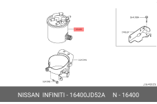 NISSAN 16400-JD52A