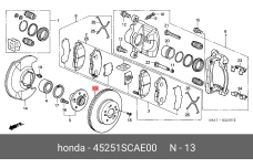 HONDA 45251-SCA-E00