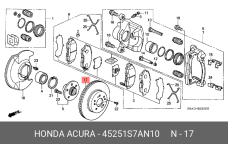 HONDA 45251-S7A-N10