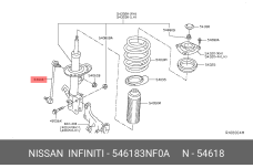 NISSAN 54618-3NF0A