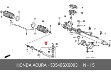 HONDA 53540-SX0-003