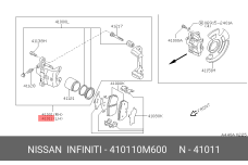 NISSAN 41011-0M600