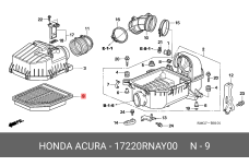 HONDA 17220-RNA-Y00
