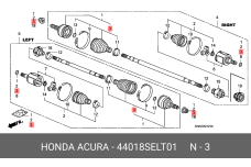 HONDA 44018-SEL-T01