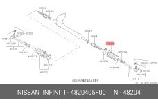 NISSAN 48204-05F00