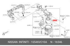 NISSAN 16546-VC10A