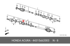 HONDA 44315-SB2-003