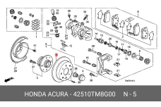 HONDA 42510-TM8-G00
