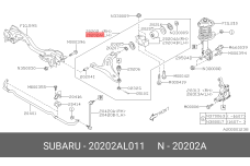 SUBARU 20202-AL011