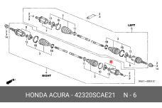 HONDA 42320-SCA-E21