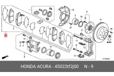 HONDA 45022-TF2-J00