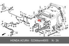 HONDA 52366-SM4-005