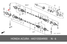 HONDA 44310-S04-900