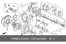HONDA 42510-SR3-000