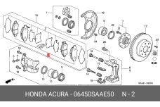 HONDA 06450SAAE50