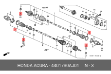 HONDA 44017-S0A-J01