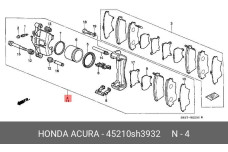 HONDA 45210-SH3-932