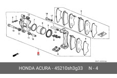 HONDA 45210-SH3-G33