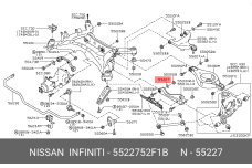 NISSAN 55227-52F1B
