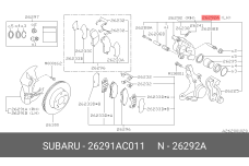SUBARU 26291-AC011