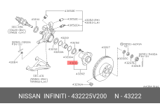 NISSAN 43222-5V200