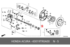 HONDA 43019-TR0-A00