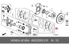 HONDA 45022-SFE-J10